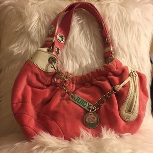 🎀Pink Velvet Juicy Couture Handbag🎀